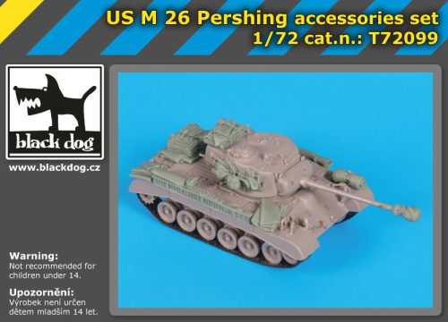 Black Dog T72099 US M26 Pershing accessories set for Trumpeter makett dioráma kiegészítő (1/72)