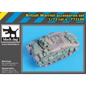   Black Dog T72100 British Warrior accessories set for Trumpeter makett dioráma kiegészítő (1/72)