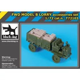   Black Dog T72103 FWD model B Lorry accessories set for Roden makett dioráma kiegészítő (1/72)