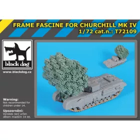   Black Dog T72109 Frame fascine for Churchill MK IV for Dragon makett dioráma kiegészítő (1/72)