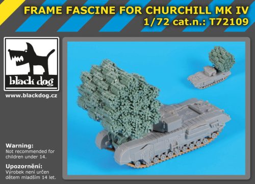 Black Dog T72109 Frame fascine for Churchill MK IV for Dragon makett dioráma kiegészítő (1/72)