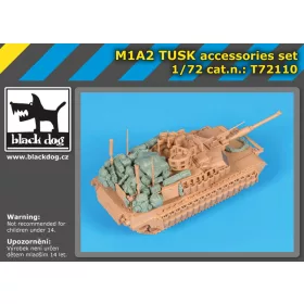   Black Dog T72110 M1A2 TUSK accessories set for Tiger model makett dioráma kiegészítő (1/72)