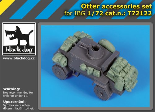 Black Dog T72122 Otter accessories set for IBG Models makett dioráma kiegészítő (1/72)