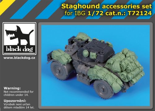 Black Dog T72124 Staghound accessories set for RPM makett dioráma kiegészítő (1/72)