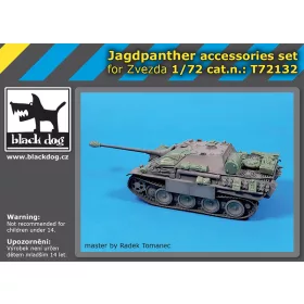   Black Dog T72132 Jagdpanther accessories set for Zvezda makett dioráma kiegészítő (1/72)