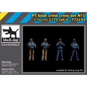   Black Dog T72143 PT boat crew set N°1 makett dioráma kiegészítő (1/72)