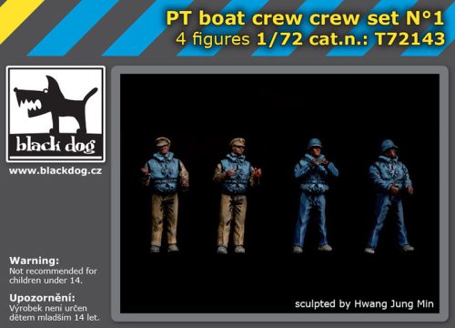 Black Dog T72143 PT boat crew set N°1 makett dioráma kiegészítő (1/72)