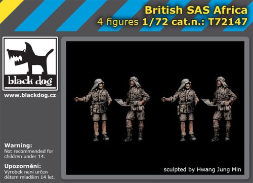 Black Dog T72147 British SAS Africa makett dioráma kiegészítő (1/72)