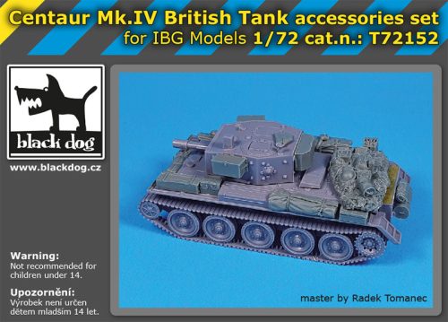 Black Dog T72152Centaur Mk IV British tank accessories set for IBG Models makett dioráma kiegészítő (1/72)