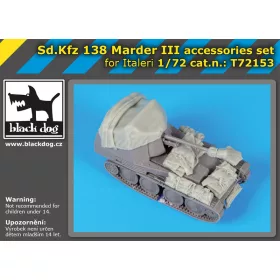   Black Dog T72153 Sd.Kfz 138 Marder III accessories set for Revell makett dioráma kiegészítő (1/72)