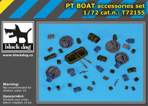 Black Dog T72155 PT boat accessories set makett dioráma kiegészítő (1/72)