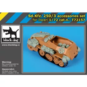   Black Dog T72157 Sd.Kfz 250/3 accessories set for Italeri makett dioráma kiegészítő (1/72)