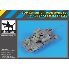   Black Dog T72159 IDF Centurion accessories set for Ace makett dioráma kiegészítő (1/72)