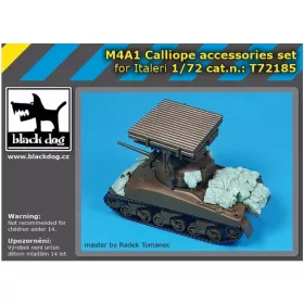   Black Dog T72185 M4A1 Calliope accessories set makett dioráma kiegészítő (1/72)