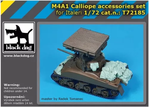 Black Dog T72185 M4A1 Calliope accessories set makett dioráma kiegészítő (1/72)
