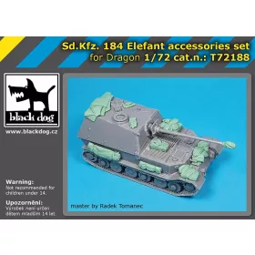   Black Dog T72188 Sd.Kfz. 184 Elefant accessories set makett dioráma kiegészítő (1/72)