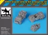 Black Dog T72190 WWII Ground Vehicle Set makett dioráma kiegészítő (1/72)