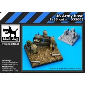   Black Dog D35003 US army base dioráma makett kiegészítő (1/35)