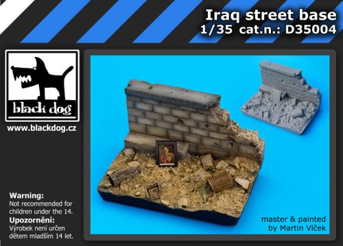 Black Dog D35004 Iraq street base dioráma makett kiegészítő (1/35)