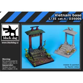   Black Dog D35006 Vietnam base dioráma makett kiegészítő (1/35)
