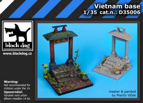 Black Dog D35006 Vietnam base dioráma makett kiegészítő (1/35)