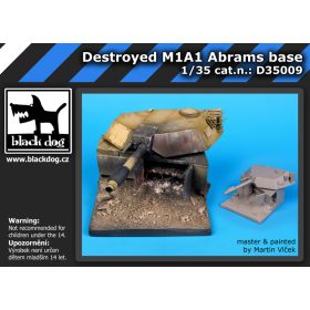   Black Dog D35009 Destroyed M1A1 Abrams base dioráma makett kiegészítő (1/35)