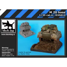   Black Dog D35012 M 20 base dioráma makett kiegészítő (1/35)