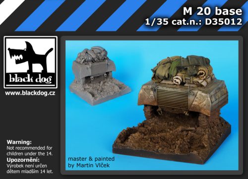 Black Dog D35012 M 20 base dioráma makett kiegészítő (1/35)