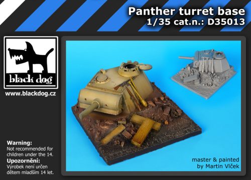 Black Dog D35013 Panther turret base dioráma makett kiegészítő (1/35)