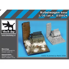   Black Dog D35024 Kubelwagen base dioráma makett kiegészítő (1/35)