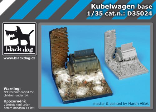 Black Dog D35024 Kubelwagen base dioráma makett kiegészítő (1/35)