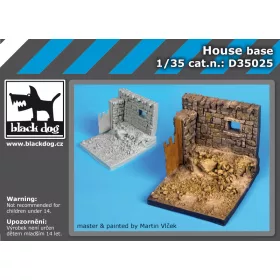   Black Dog D35025 Hause base dioráma makett kiegészítő (1/35)