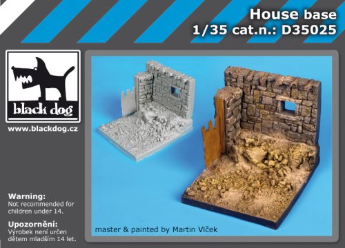 Black Dog D35025 Hause base dioráma makett kiegészítő (1/35)