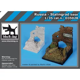   Black Dog D35028 Russia-Stalingrad base dioráma makett kiegészítő (1/35)