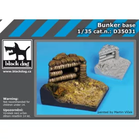   Black Dog D35031 Bunker base dioráma makett kiegészítő (1/35)