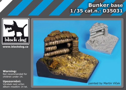 Black Dog D35031 Bunker base dioráma makett kiegészítő (1/35)