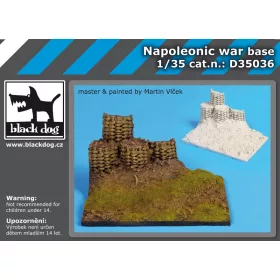   Black Dog D35036 Napoleonic war base dioráma makett kiegészítő (1/35)