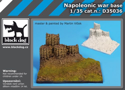 Black Dog D35036 Napoleonic war base dioráma makett kiegészítő (1/35)