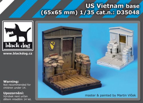 Black Dog D35048 US Vietnam base dioráma makett kiegészítő (1/35)