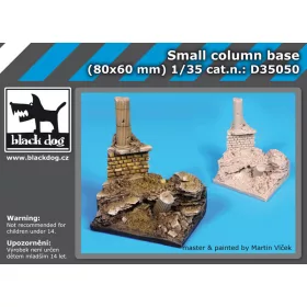   Black Dog D35050 Small column base dioráma makett kiegészítő (1/35)