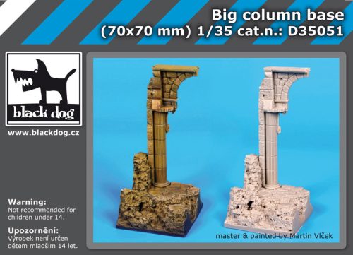 Black Dog D35051 Big column base dioráma makett kiegészítő (1/35)