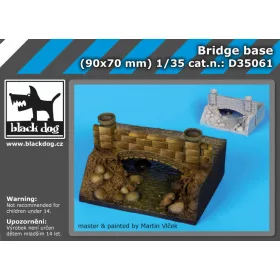   Black Dog D35061 Bridge base dioráma makett kiegészítő (1/35)