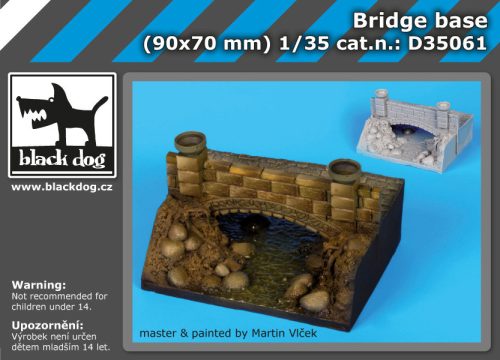 Black Dog D35061 Bridge base dioráma makett kiegészítő (1/35)