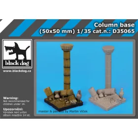   Black Dog D35065 Column base dioráma makett kiegészítő (1/35)