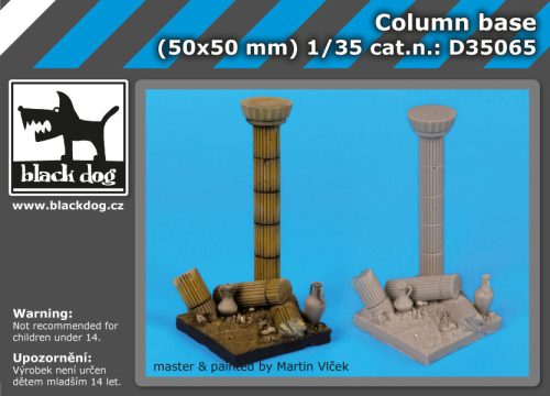 Black Dog D35065 Column base dioráma makett kiegészítő (1/35)