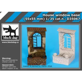   Black Dog D35067 House window base dioráma makett kiegészítő (1/35)