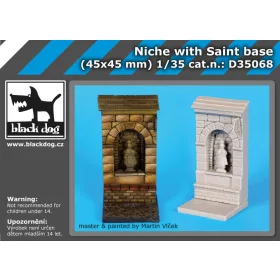   Black Dog D35068 Niche with Saint base dioráma makett kiegészítő (1/35)
