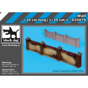 Black Dog D35075 Wall dioráma makett kiegészítő (1/35)