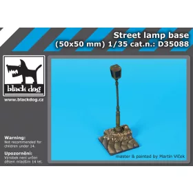   Black Dog D35088 Street lamp base dioráma makett kiegészítő (1/35)