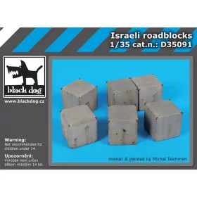   Black Dog D35091 Israeli Roadblocks dioráma makett kiegészítő (1/35)